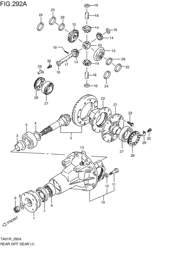 リヤデファレンシャルギヤ
