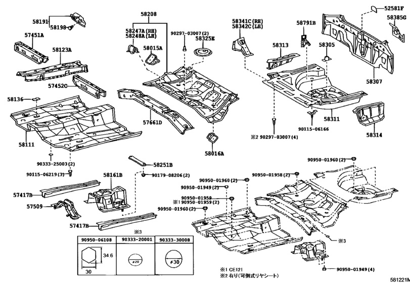 Floor Pan & Lower Back Panel