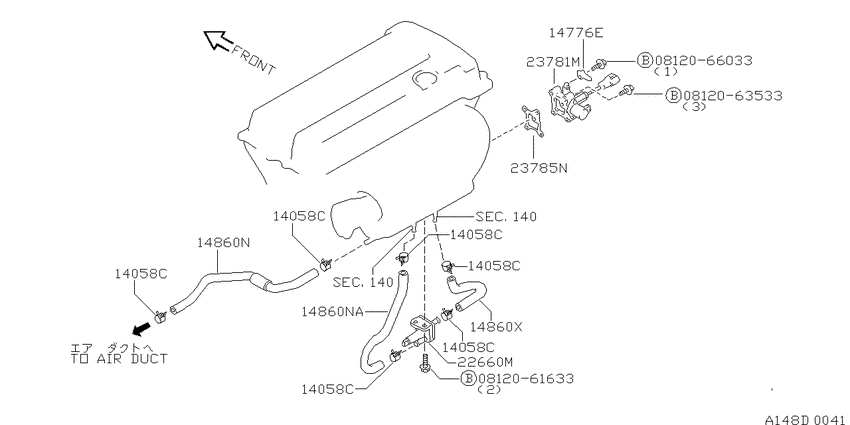 Secondary air system