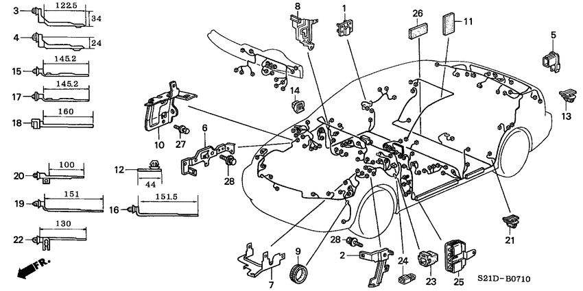 Harness band/bracket