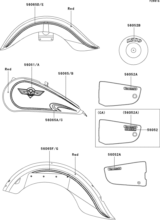 Decals(red)(vn1500-e5)