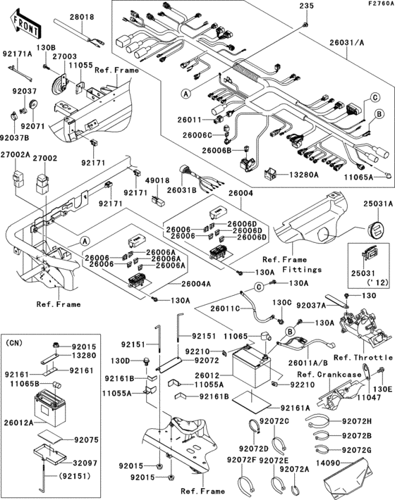 Chassis electrical equipment(mcf/mdf)
