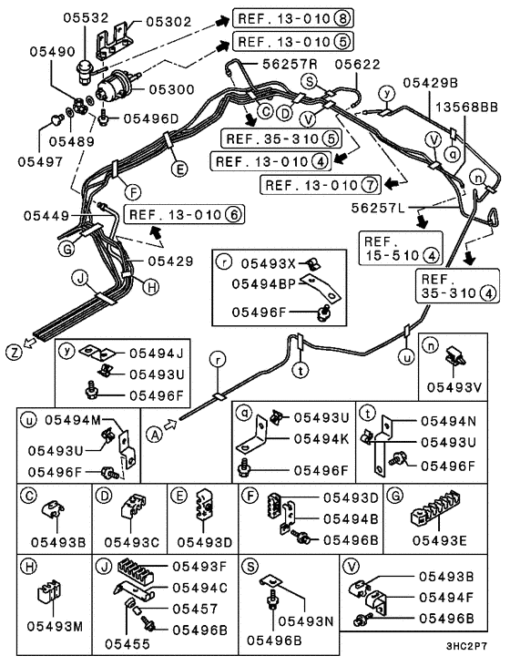 Fuel line & vapor gas control