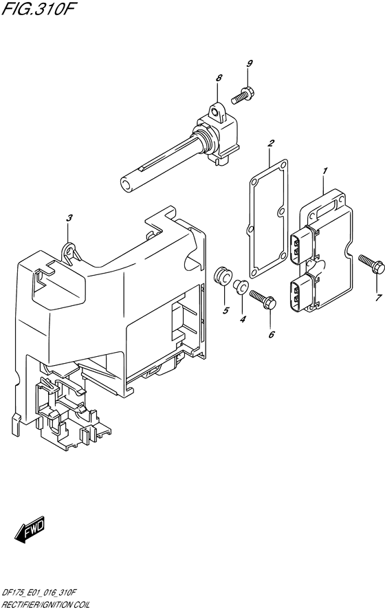 Rectifier/ignition coil