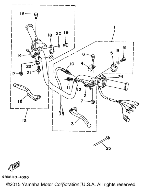 Handle switch & lever