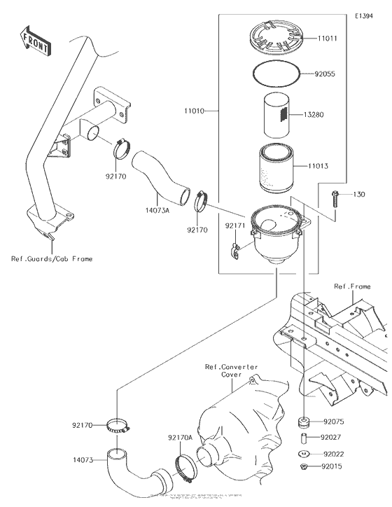 Air Cleaner-Belt Converter