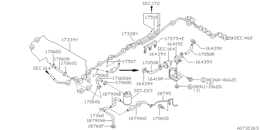 Fuel piping