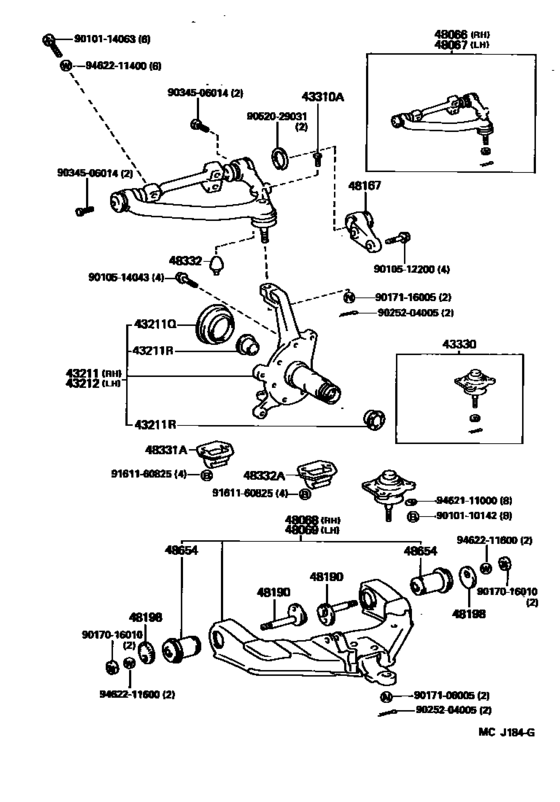 Front Axle Arm & Steering Knuckle