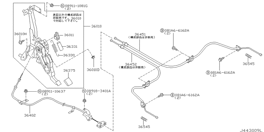 Parking brake control