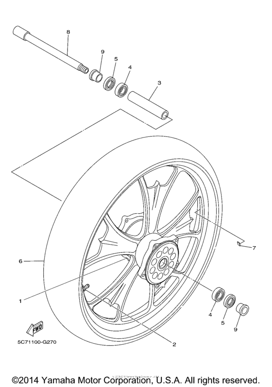 Front wheel