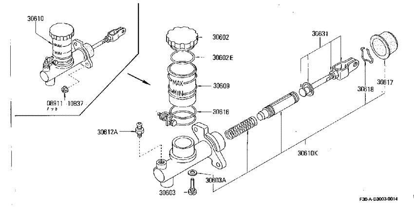 Clutch master cylinder