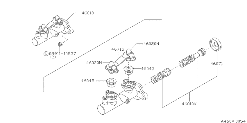Brake master cylinder