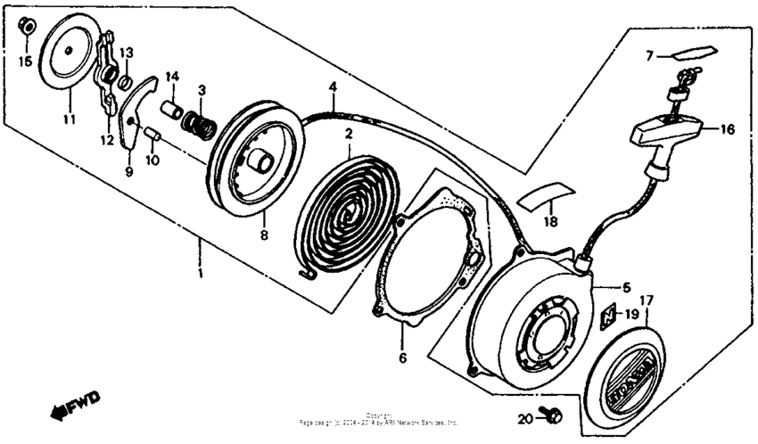 Recoil starter
