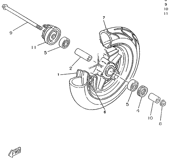 Front wheel