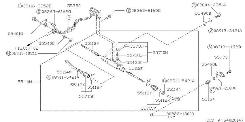 Rear suspension