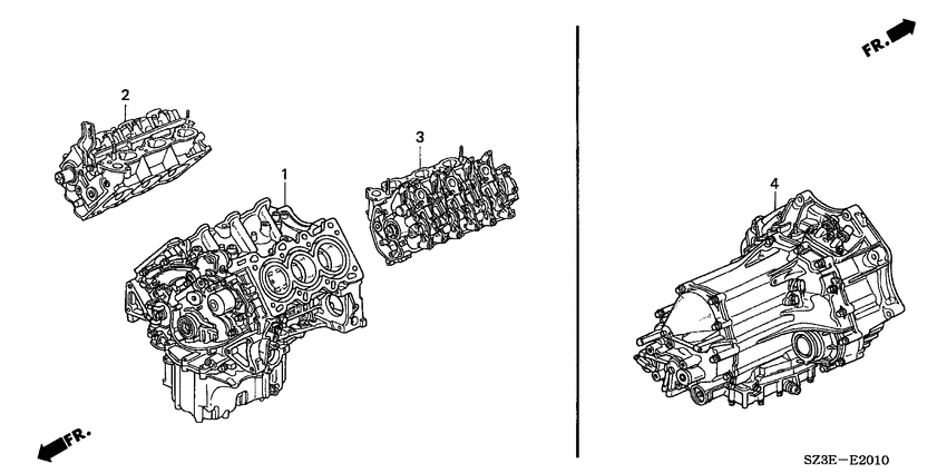 Engine assy./ transmission assy.