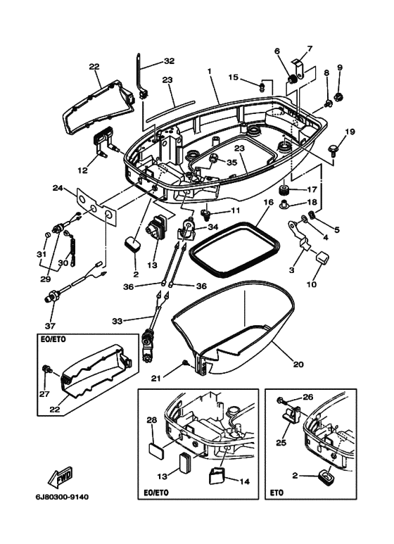 Bottom cowling