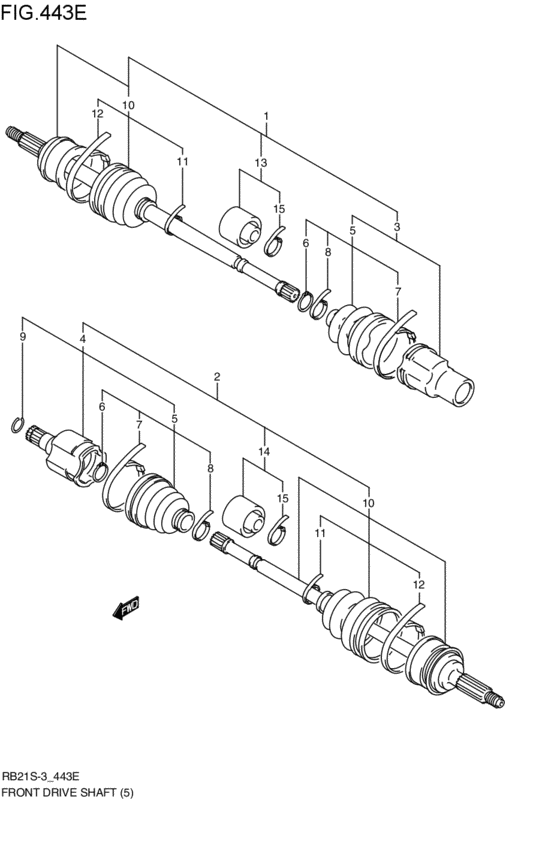 front-drive shaft