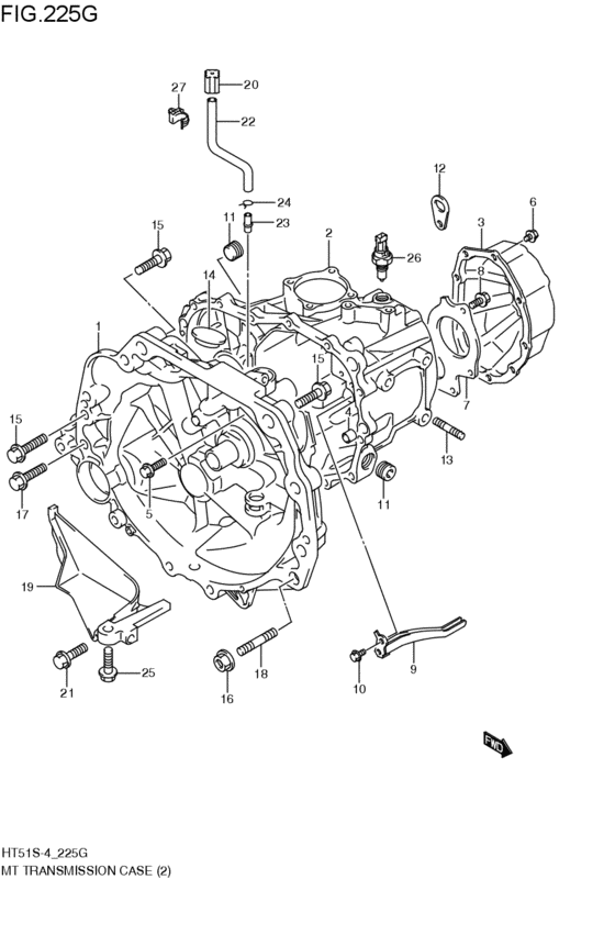mt - transmission case