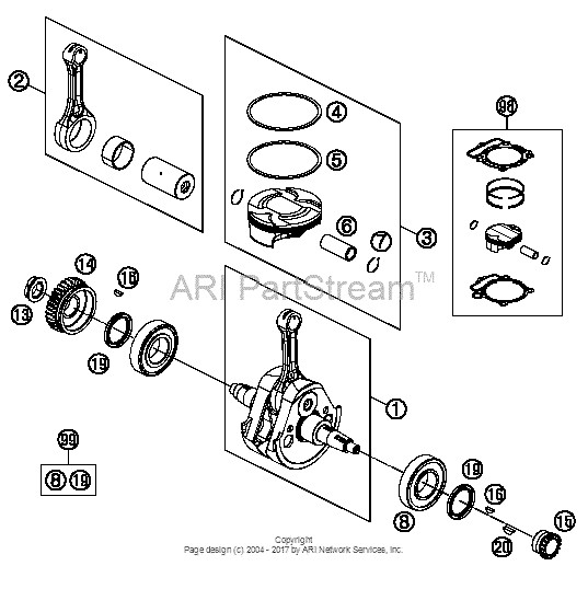 Crankshaft, Piston