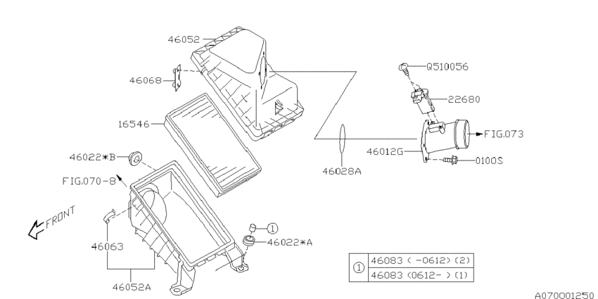 Air cleaner & element
