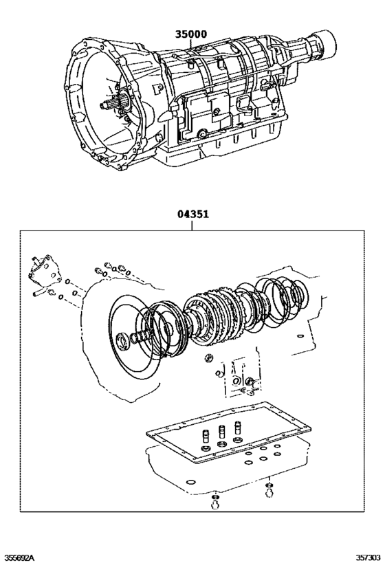 Transaxle Or Transmission Assy & Gasket Kit (Atm)