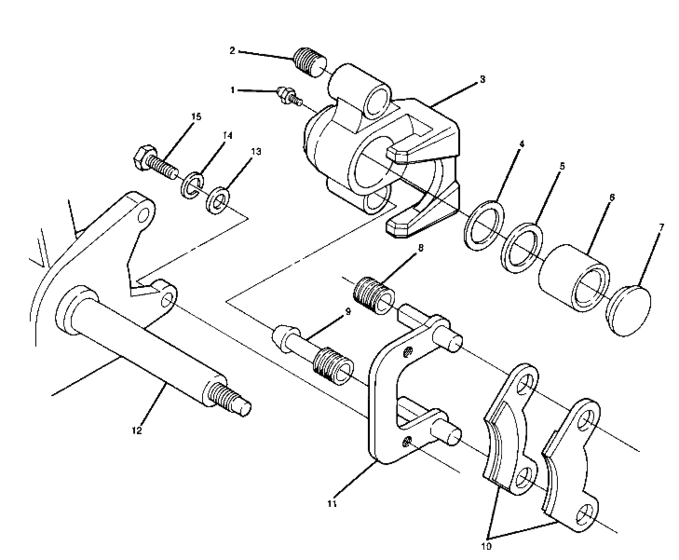 Front brake assembly