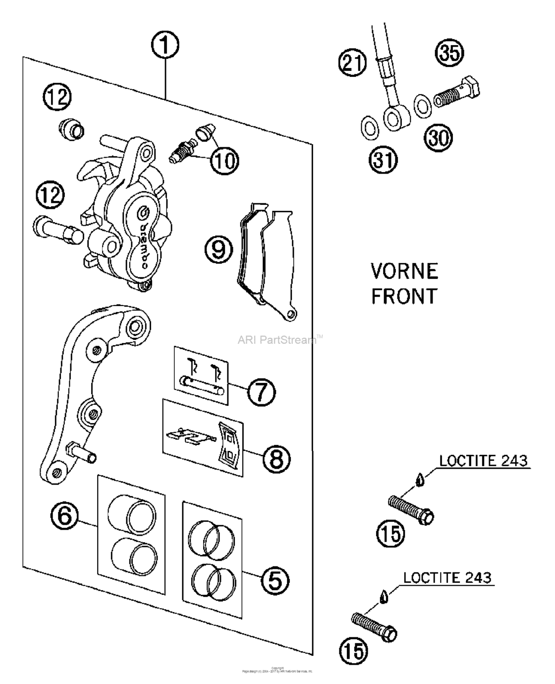 Brake Caliper Front