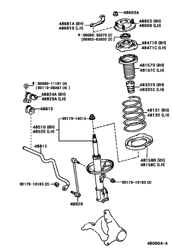 Front Spring & Shock Absorber