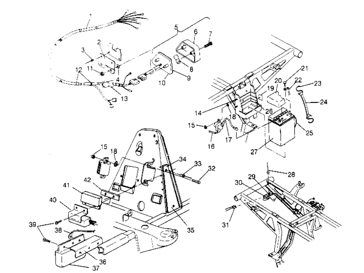 Electrical/taillight assembly