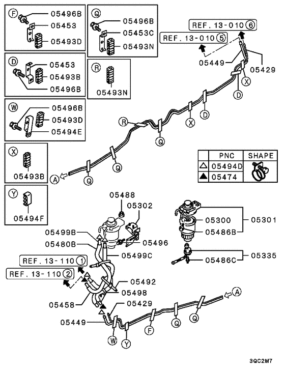 Fuel line & vapor gas control