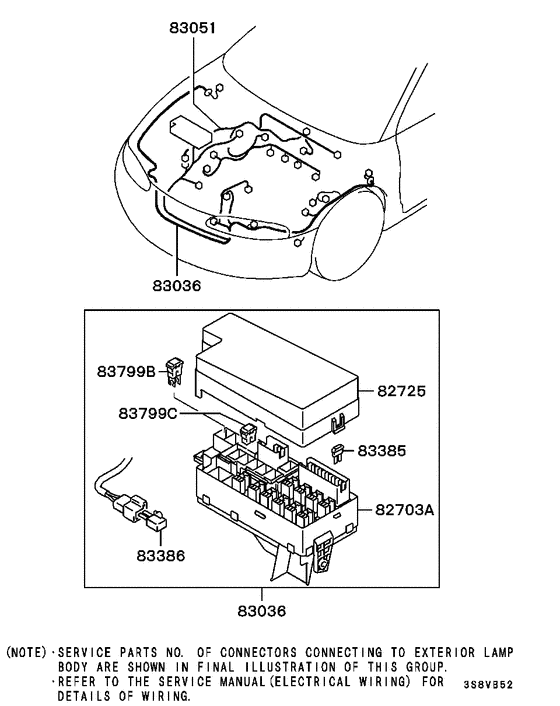 Wiring & attaching parts