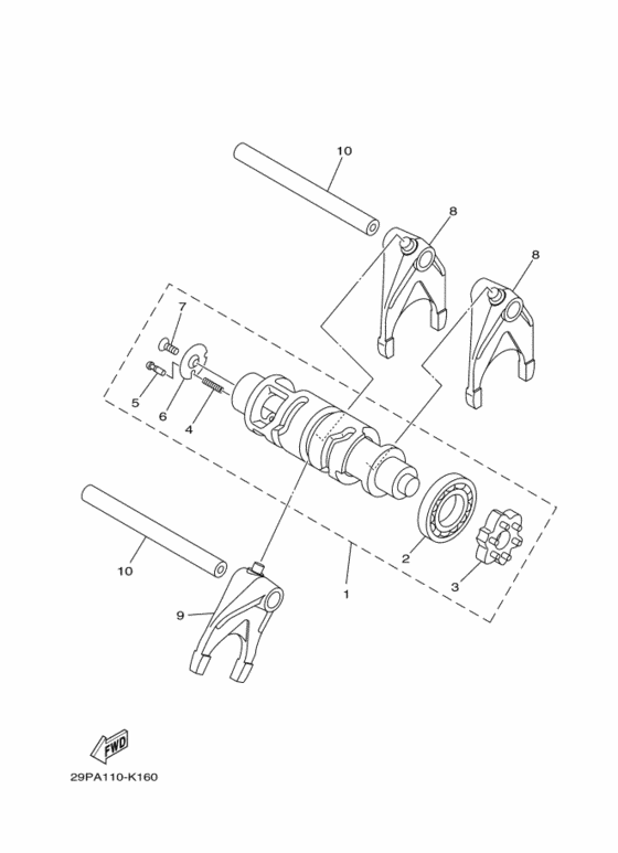 Shift Cam & Fork