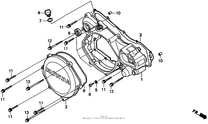 Right crankcase cover