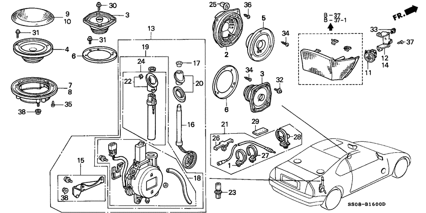 Radio antenna/speaker
