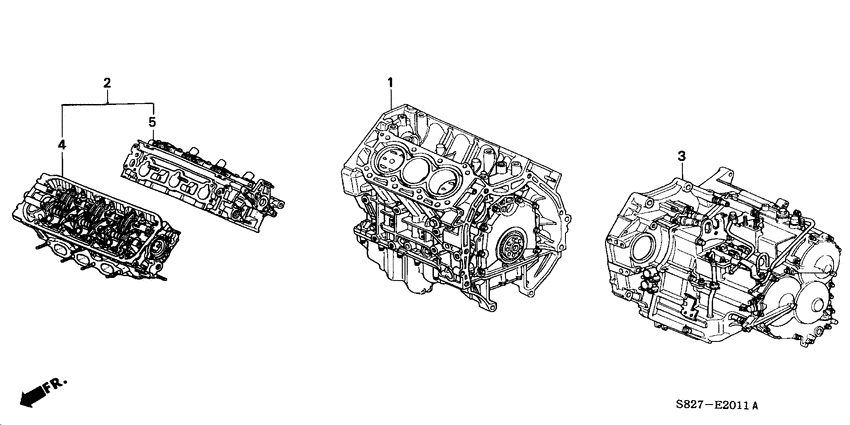 Engine assy./ transmission assy.