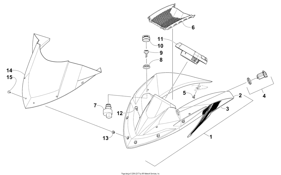 Windshield And Instruments Assemblies