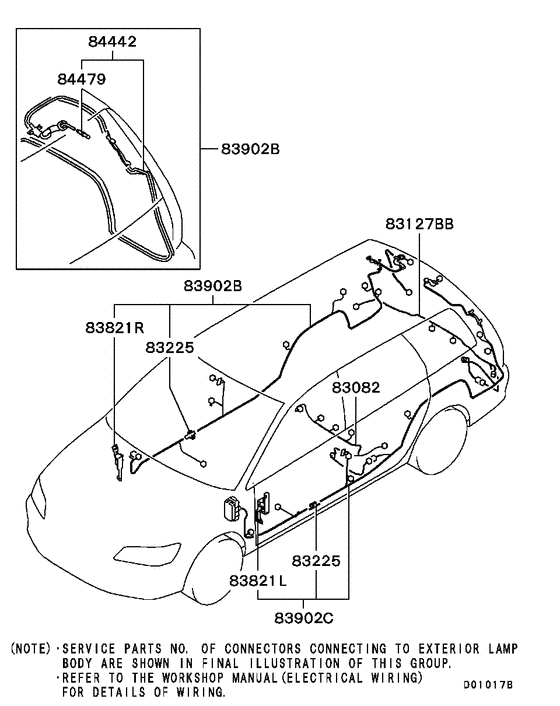 Wiring & attaching parts