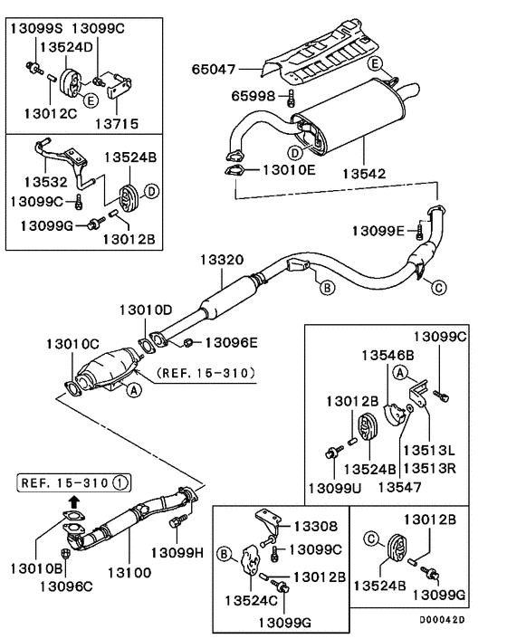 Exhaust pipe & muffler