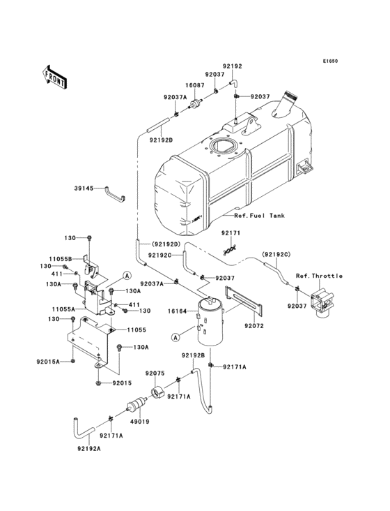 Fuel evaporative system