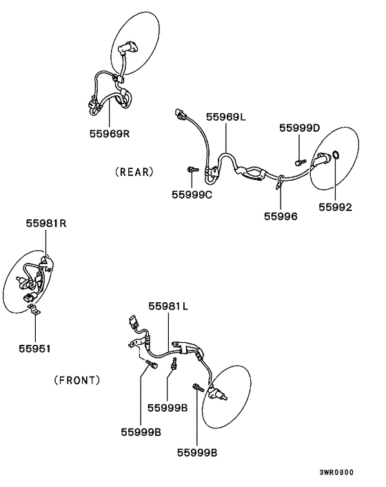 Anti-skid brake sensor
