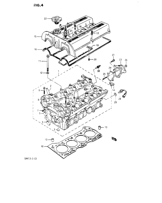 Cylinder head and cover