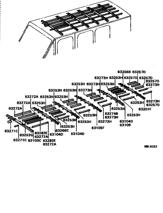 Roof Panel & Back Panel