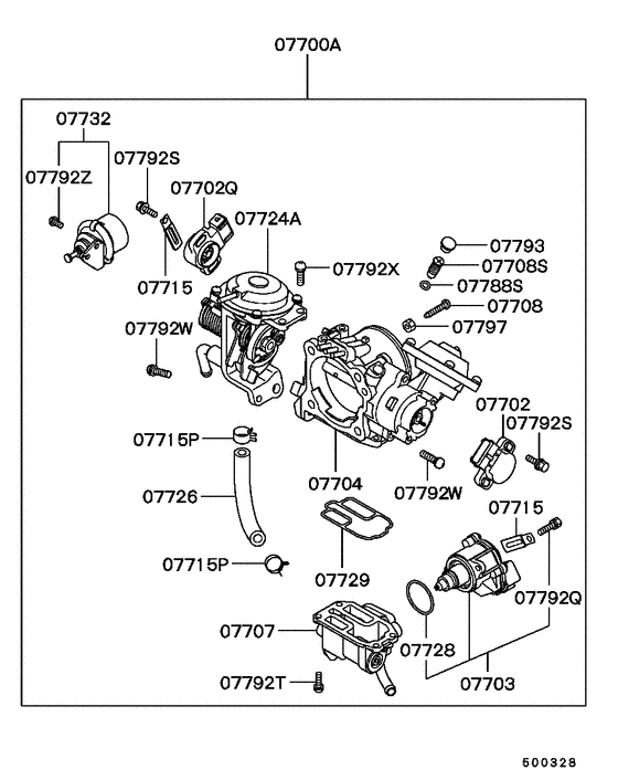 Injector & throttle body