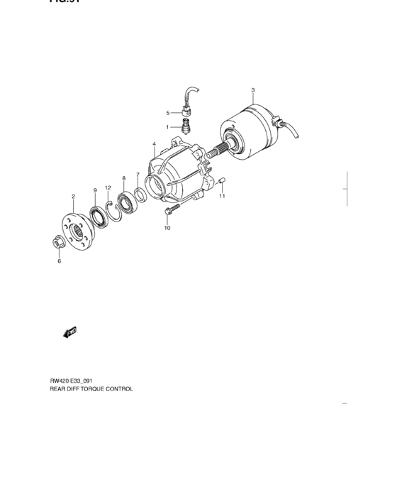 Rear diff torque control