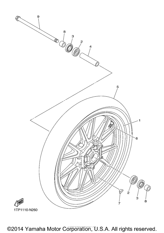 Front wheel