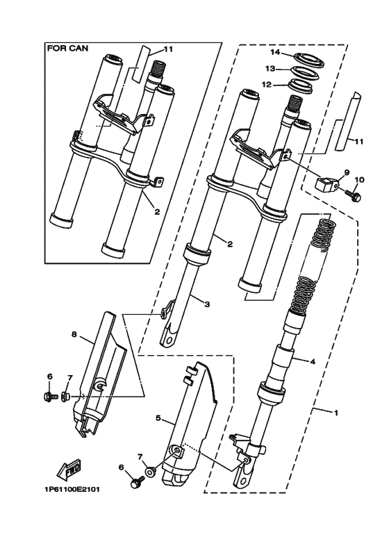 Front fork
