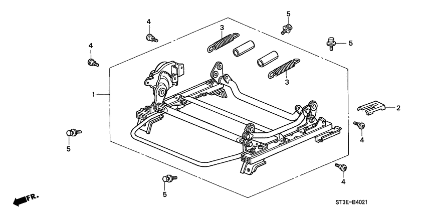 Front seat components