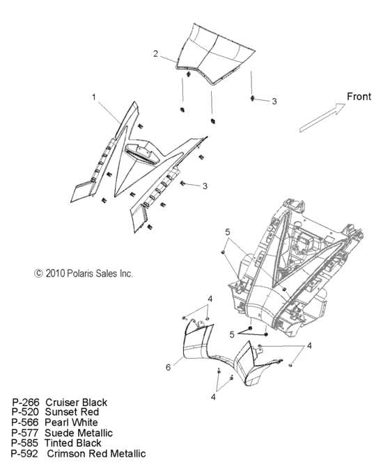 Body, rear fender panels