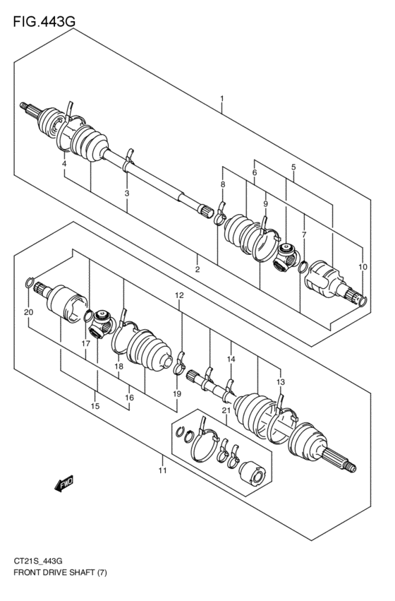 front-drive shaft